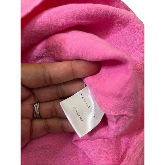 Natalie Rolt Vibrant Pink Halter Mini Dress - Picture 9 of 9